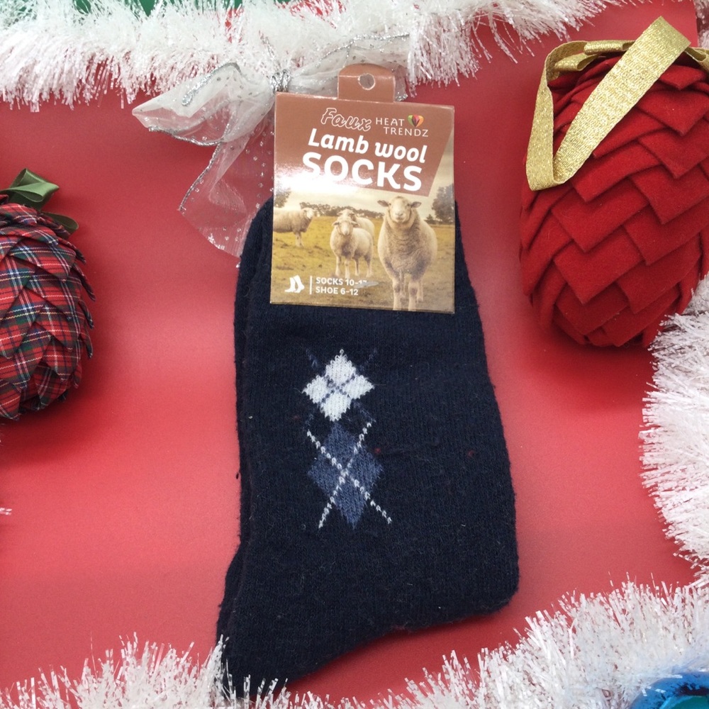 - Women’s faux lamb wool socks . New